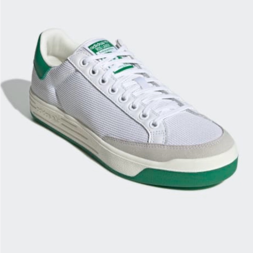 Men’s Adidas Rod Laver White Green sz 10